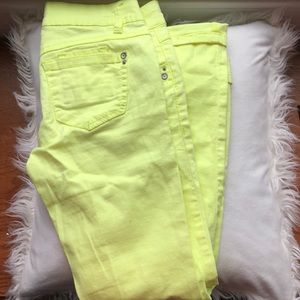 Lime Green Women’s Capri Jeans